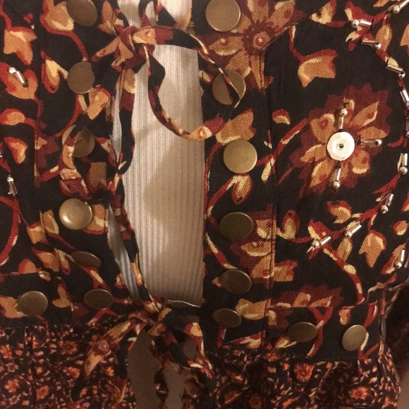 NWT Free People Malia Babydoll Jacket Blouse size Large - Picture 11 of 15